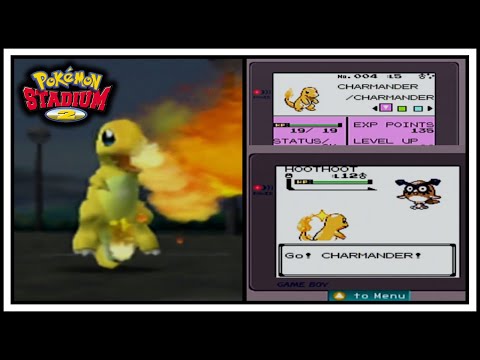 Back to Back SHINY Charmander in Pokemon Crystal! Pokemon Stadium 2 Shiny Charmander