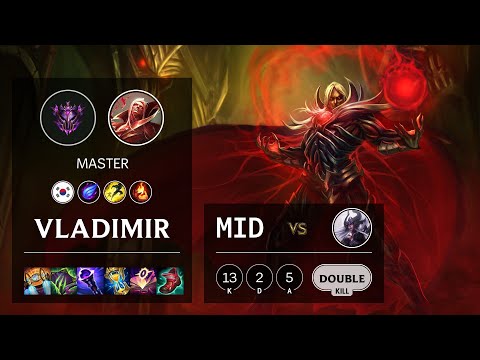 Vladimir Mid vs Syndra - KR Master Patch 11.8