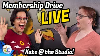 Livestream: Continuing Our Autumn/Spring 2025 Membership Drive! Live in the studio!