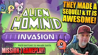 This Game IS STUPID FUN! Alien Hominid Sequel Invasion Coming SOON!