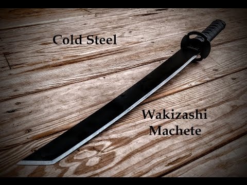Cold steel tactical wakizashi machete