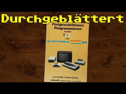 I browsed through and commented on the book "Advanced Programming on the VC20 and C64".