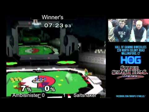 Ctmelee #18 - Ambisinister (Fox) vs Saltshaker (Falco) - Top 32 SSBM Tournament