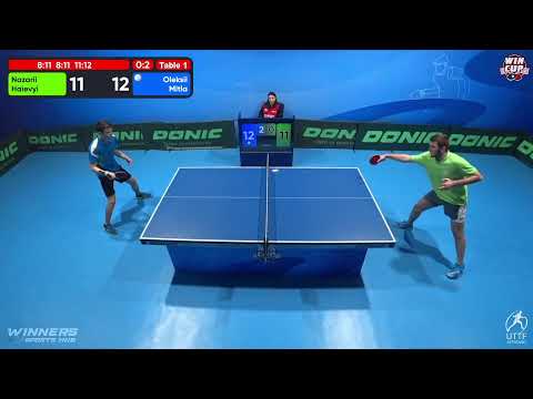 11:30 Nazarii Haievyi 0-3 Oleksii Mitla West 1 WIN CUP 07.12.2022 | TABLE TENNIS WINCUP