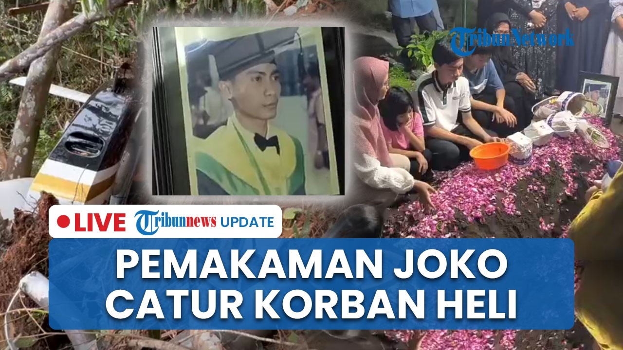 LIVE: Pemakaman Joko Catur Plantation Head KPN, yang Jadi Korban Kecelakaan Helikopter di Kalbar