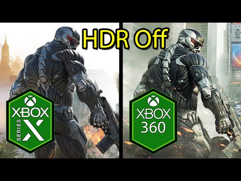 Crysis 2 Remastered Xbox Series X vs Xbox 360 Comparison [SDR Edition]