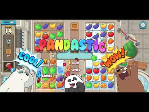 We Bare Bears Match3 Repairs Level 358 - No Boosters