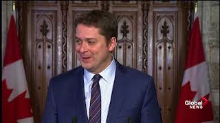 Andrew Scheer opposed to "O Canada" change, will still sing old version