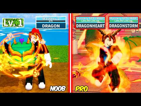 Beating Blox Fruits With All Dragon Power Full Draco V4 [FULL MOVIE] !