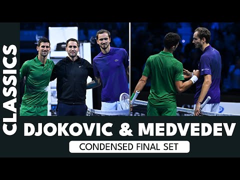 Daniil Medvedev vs Novak Djokovic Condensed Final Set 🥵 | Nitto ATP Finals 2022