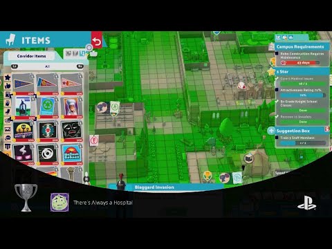 Fun Trophies - Two Point Campus “There’s Always a Hospital”