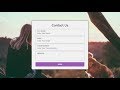 Responsive Contact Us Form Using Only HTML & CSS Responsive Contact Us Form Using Only HTML & CSS