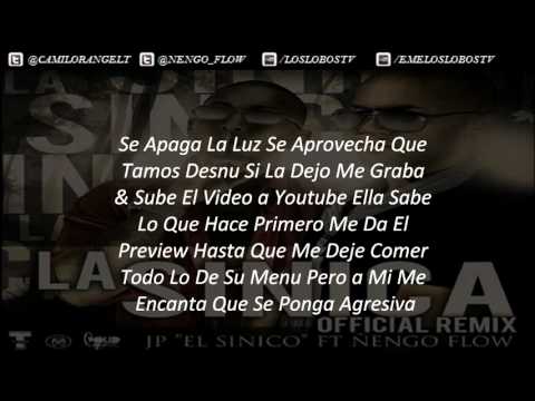 Ñengo Flow Ft Jp El Sinico ♪♪ La Sinica ♪♪★Con Letra★Reggaeton 2012 ★Dale Me Gusta