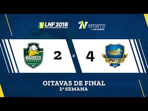 LNF2018 - Marreco 2 x 4 Pato - Gols - Oitavas - Ida