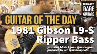 Video thumbnail for Guitar of the Day: 1981 Gibson L9-S Ripper Bass | Norman's Rare Guitars by Normans Rare Guitars