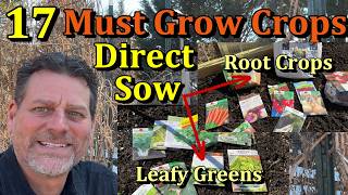 17 Crops to Direct Sow in Your Garden in March/April (Root Crops, Leafy Greens, Planting Directions)