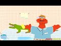 Murray Cleans Up Zoo Animal Wash Crocodile Sesame Street Retro Gaming