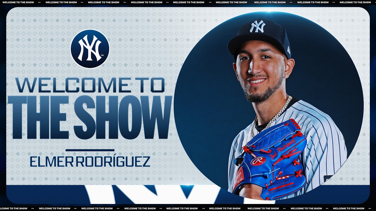 Called up! ⬆️ New York Yankees No. 3 prospect Elmer Rodríguez is set to make his MLB debut! 🤩