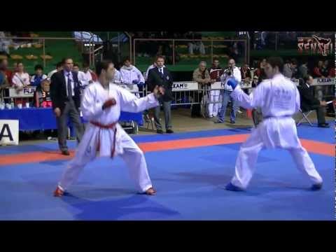 Nello Maestri vs Filippo Oretti - 83 kg - Campionati Italiani Kumite Ostia 2012