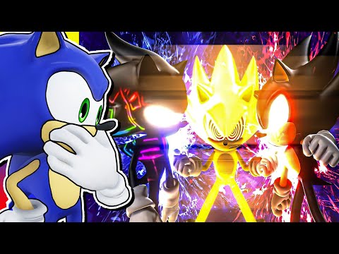 Fleetway Super Sonic VS Dark Hyper Sonic and Dark Sonic.EXE!!