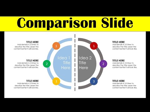 Pros and Cons or Data Comparison Slide Design 3 | Animated PowerPoint Slide Design Tutorial