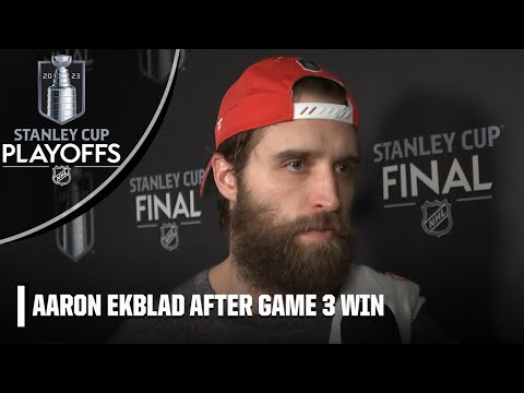 Aaron Ekblad after Game 3: What a difference between 3-0 and 2-1! | 2023 Stanley Cup Final