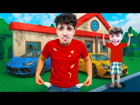 MIO FIGLIO BABY MAXINO HA SPESO TUTTI I MIEI SOLDI e ORA SONO POVERO su ROBLOX ITA!