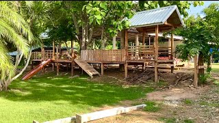 สนามเด็กเล่นไม้สวย ๆ ณ โรงเรียนวังไผ่