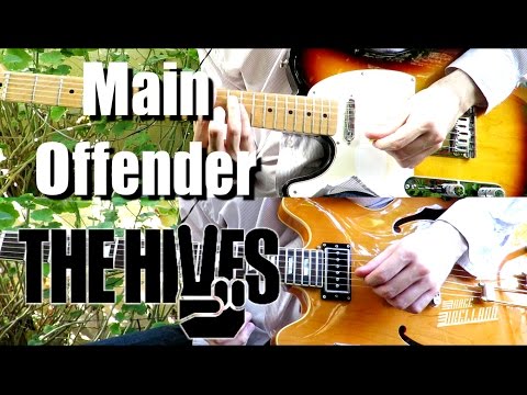 Main Offender - The Hives ( Guitar Tab Tutorial & Cover )