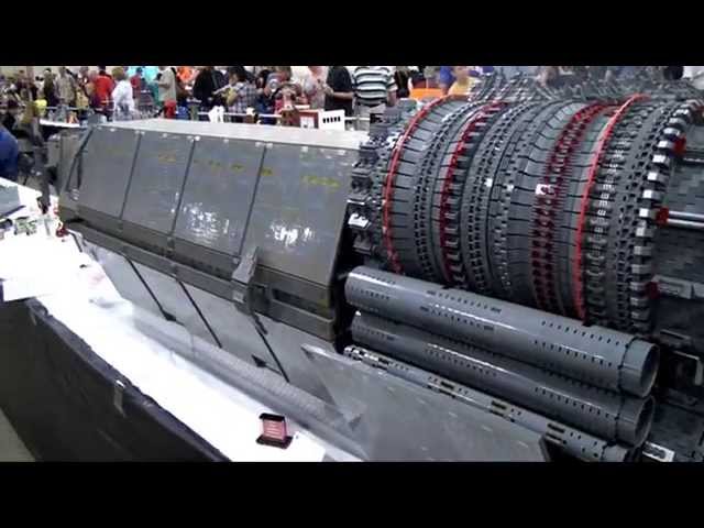 huge lego spaceship
