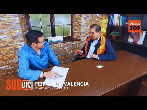 Fernando Valencia, candidato a la Alcaldía de La Paz por VIDA