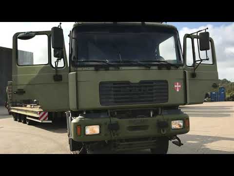 B2B Auctions A/S / MAN 33.464 6x4 sættevognstrækker med VM 45 T blokvogn med trækspil.