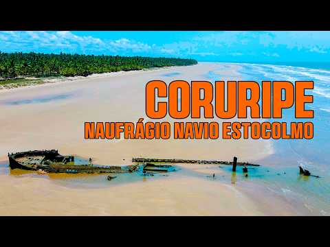Coruripe | Naufrágio Navio Estocolmo | 4k Ultra HD - Imagens de Drone | Alagoas no Ar