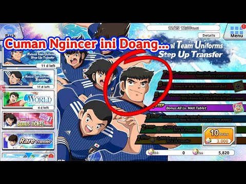 Gacha Step 1-3 Banner Samurai Blue Japan Jito, Isizaki Captain Tsubasa Zero