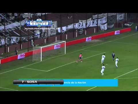 Sosa se perdió la apertura. Vélez 0 - 0 Estudiantes BA. Copa Argentina. 16avos. Fútbol Para Todos.