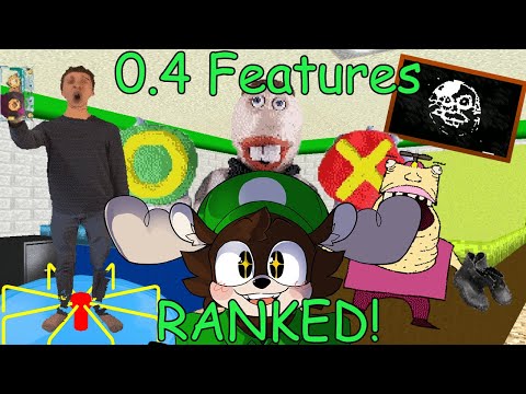 Every Baldi's Basics Plus 0.4 Feature RANKED! - L is Weegee