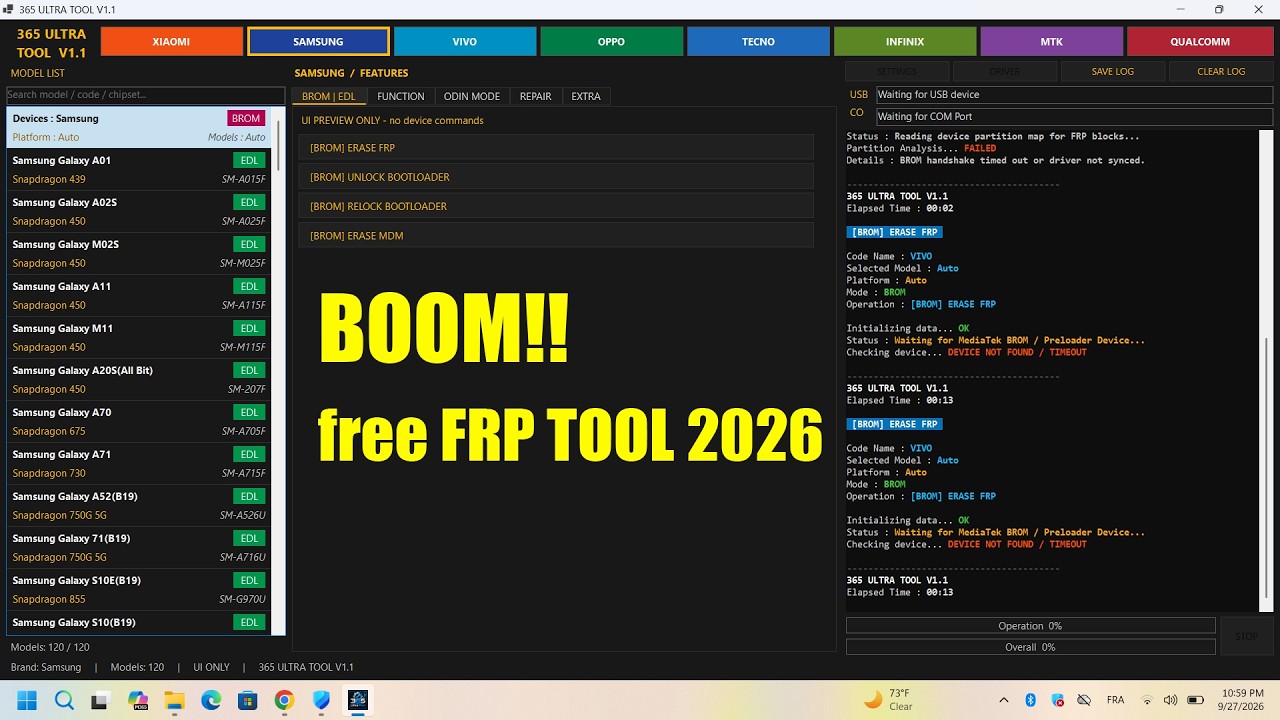 Samsung FRP Tool 2026 | Samsung FRP Bypass, Remove Google Account Android 15/16 | FRP Tool