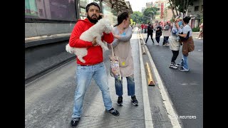 Los registros más impactantes que dejó el terremoto que sacudió a México