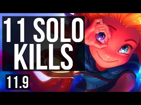 ZOE vs SERAPHINE (MID) | 16/1/3, 11 solo kills, Legendary, 500+ games | BR Diamond | v11.9