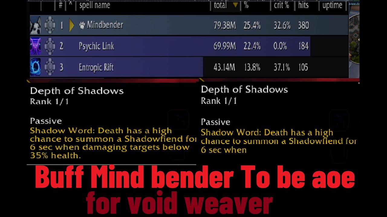 My wish for Voidweaver shadow priest In Midnight