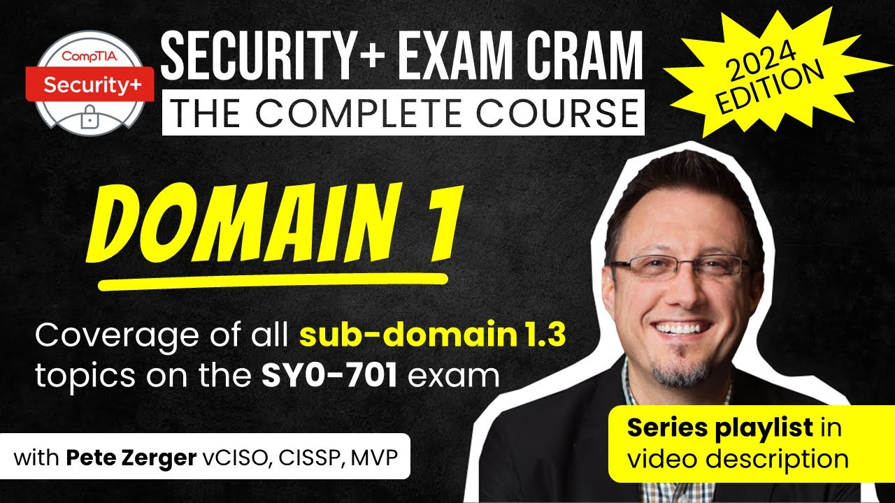 CompTIA Security+ Exam Cram - 1.3 Change Management (SY0-701)