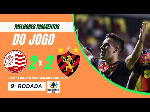 NÁUTICO 2x2 SPORT- MELHORES MOMENTOS DA 9 RODADA CAMPEONATO PERNAMBUCANO (2023)