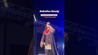 Download lagu Debolina Nandi live performance in Agartala orient chowmuhuni 📌 mp3