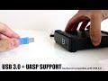 „Pocket Icy Dock SATA III“ / USB 3.0 2,5 colio (MB991U3-1SB)