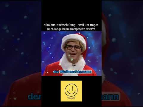 In der „Nikolaus-Nachschulung“ wird endgültig klar: Rot tragen ist easy – aber Kompetenz? Uff.