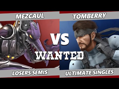 WANTED S5 C2 Losers Semis - Mezcaul (Ridley) Vs. Tomberry (Snake) SSBU Ultimate Tournament