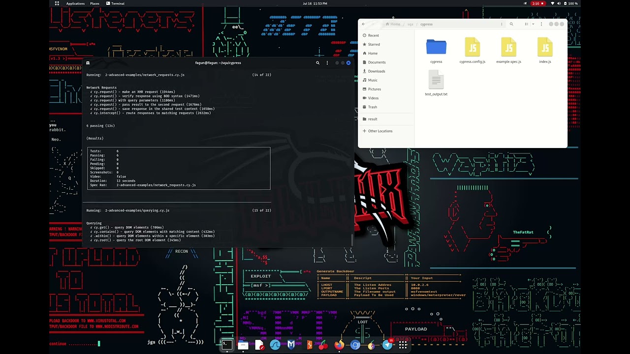 Cypress on kali linux by Mejbaur Bahar Fagun SQA engineer & Security Analyst | #cypress