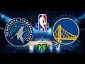NBA LIVE Minnesota Timberwolves Vs Golden State Warriors January 24 2026 NBA Regular Season