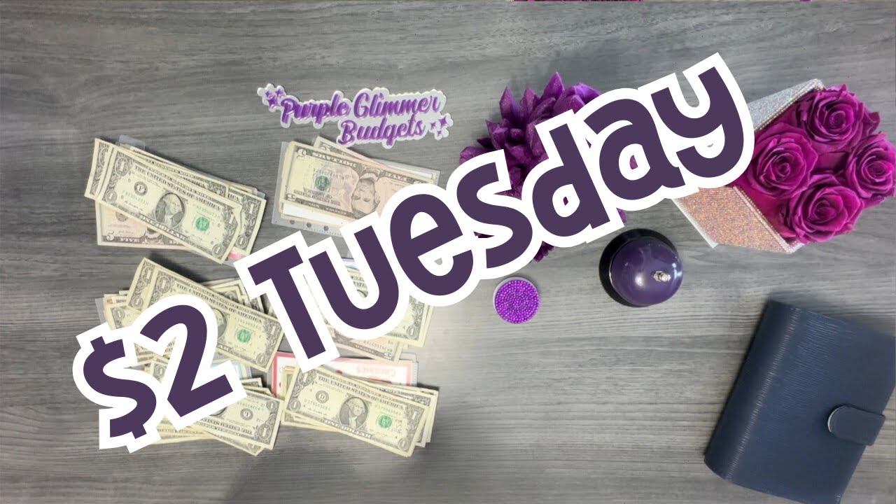 $2 Tuesday Binder Stuffing | Using Dice to Determine Savings | Cash Budgeting Tips