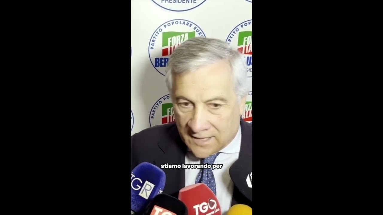 TAJANI: “FINCHÉ SAREMO NOI AL GOVERNO NON CI SARÀ MAI LA PATRIMONIALE, RIDURRE LE TASSE”